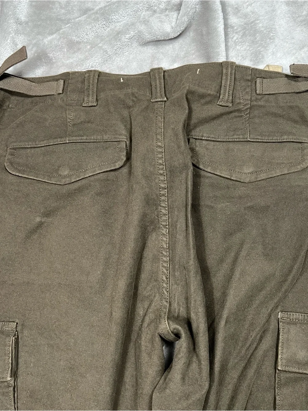 Banana Republic Moleskin Cargo Pants Mens 38x30 Brown Paratrooper Utility Y2K